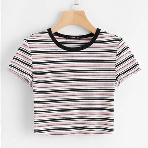 shein cropped tee shirt